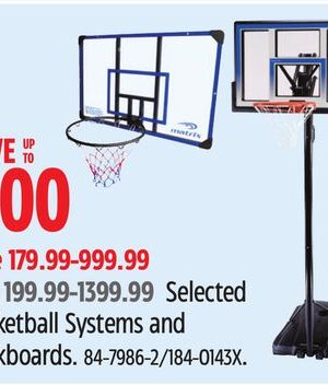 Matrix Selected Basketball Systems and Backboards