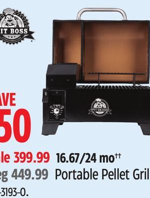 Portable Pellet Grill.