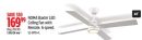 NOMA Baxter LED Ceiling Fan with Remote. 6-speed. 48"