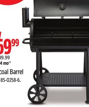 Master Chef Charcoal Barrel Grill