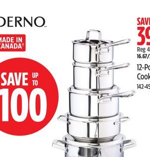 Paderno 12-Pc Clad Cookset.