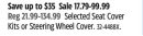 Selected Seat Cover Kits or Steering Wheel Cover