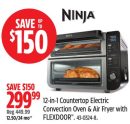Ninja® Double Door 12-in-1 Countertop Electric Convection Oven & Air Fryer with FLEXDOOR™