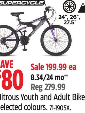 Supercycle Nitrous Youth and Adult Bikes