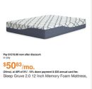 Sleep Gruve 2.0 12 Inch Memory Foam Mattress, Size: Queen by Ashley