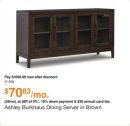 Ashley Burkhaus Dining Server in Brown