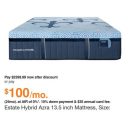 Estate Hybrid Azra 13.5 inch Mattress, Size: Queen by Stearns & Foster