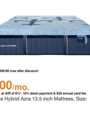 Estate Hybrid Azra 13.5 inch Mattress, Size: Queen by Stearns & Foster