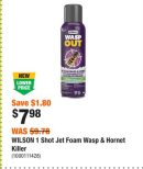 WILSON 1 Shot Jet Foam Wasp & Hornet Killer