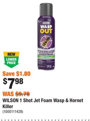 WILSON 1 Shot Jet Foam Wasp & Hornet Killer