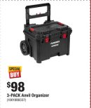 3-PACK Anvil Organizer