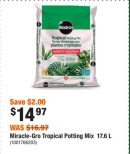 Miracle-Gro Tropical Potting Mix 17.6 L