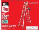 MASTERCRAFT 21´ ALUMINUM MULTI-TASK LADDER