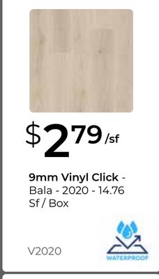9mm Vinyl Click