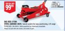 BIG RED 3-TON STEEL GARAGE JACK