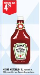 HEINZ KETCHUP, 1L