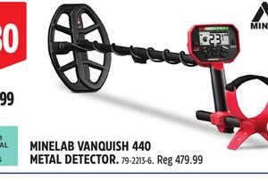 MINELAB VANQUISH 440 METAL DETECTOR