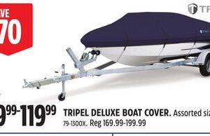 TRIPEL DELUXE BOAT COVER