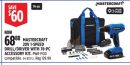 MASTERCRAFT 20V 1-SPEED DRILL/DRIVER WITH 76-PC ACCESSORY KIT