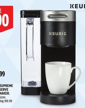KEURIG SUPREME SINGLE-SERVE COFFEEMAKER