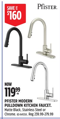 PFISTER MODERN PULLDOWN KITCHEN FAUCET