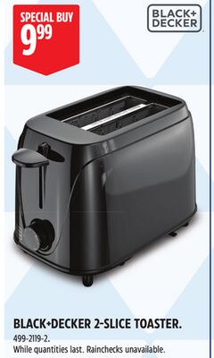 BLACK+DECKER 2-SLICE TOASTER