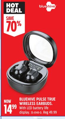 BLUEHIVE PULSE TRUE WIRELESS EARBUDS