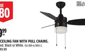 For Living LED CEILING FAN WITH PULL