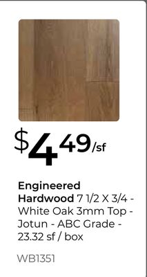 Engineered Hardwood
