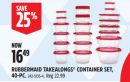 RUBBERMAID TAKEALONGS® CONTAINER SET
