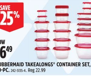RUBBERMAID TAKEALONGS® CONTAINER SET