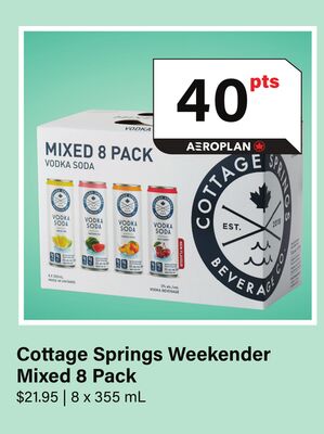Cottage Springs Weekender Mixed 8 Pack