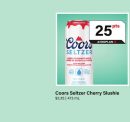 Coors Seltzer Cherry Slushie