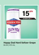 Happy Dad Hard Seltzer Grape