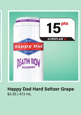 Happy Dad Hard Seltzer Grape