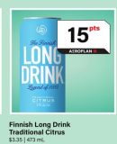 Finnish Long Drink Traditional Citrus