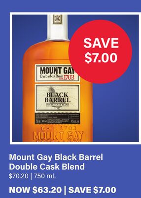 Mount Gay Black Barrel Double Cask Blend