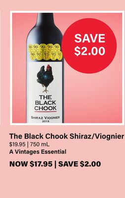 The Black Chook Shiraz/Viognier