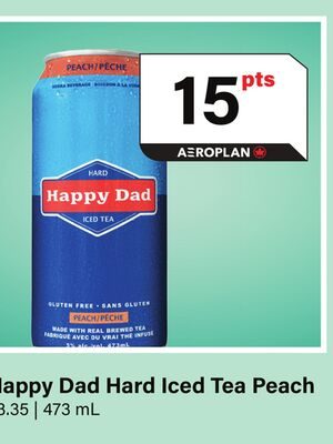 Happy Dad Hard Iced Tea Peach