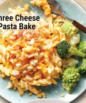 Three Cheese Pasta Bake