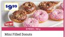Mini Filled Donuts