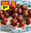 Italian Style Beef Meatballs