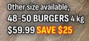 48-50 BURGERS 4 kg