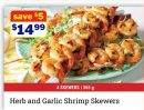 Herb and Garlic Shrimp Skewers