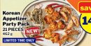 Korean Appetizer Party Pack