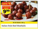 Italian Style Beef Meatballs