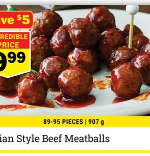 Italian Style Beef Meatballs