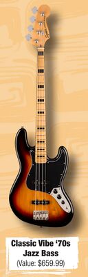 Classic Vibe '70s Jazz Bass