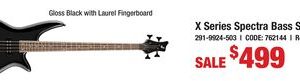X Series Spectra Bass SBX IV