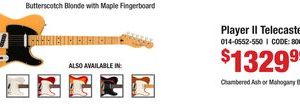 Player II Telecaster